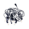 Ghirlanda luminoasa, decorativa, interconectabila, 10m, 10 dulii E27, Lumina Alb Cald, 220V