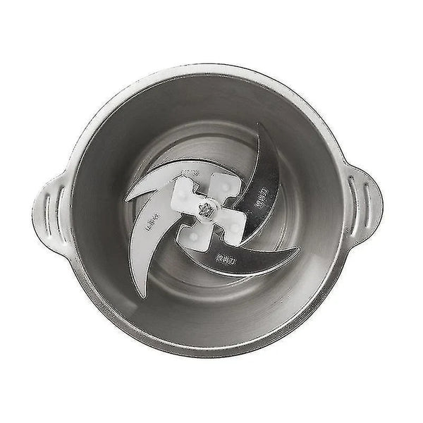 Tocator electric cu 4 cutite, vas din inox , capacitate 2 litri, 250W