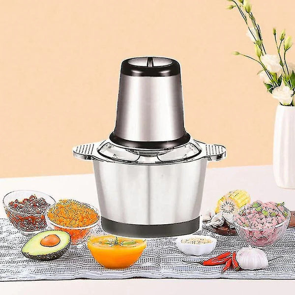 Tocator electric cu 4 cutite, vas din inox , capacitate 2 litri, 250W