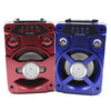 Boxa portabila bluetooth, disco, cu lumini, USB, card si radio