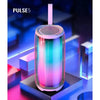 Boxa portabila cu lumini colorate, Bluetooth, PLUSE5, Alb