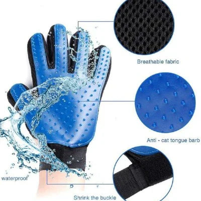 Aparat de tuns animale, 4 capete diverse marimi, accesorii incluse, pentru orice tip par + Manusa pentru par de animale CADOU