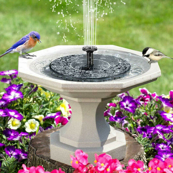 Fantana arteziana plutitoare cu panou solar, IPX8, 160x160 mm