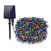 Instalatie solara 500 LED, 50 metri, controller, panou mare, multicolor