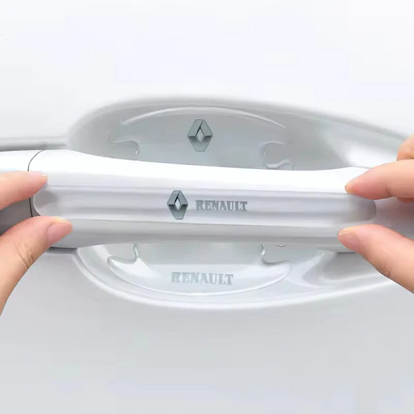 Stickere transparente anti-coliziune pentru uși și mânere auto, 8 buc.