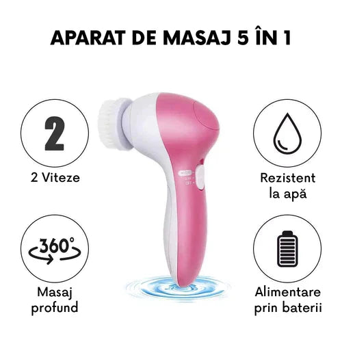 Aparat TRENDO perie de masaj premium, curățare și îngrijire facială 5-in-1