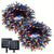 1+1 GRATIS! Instalatie solara 100 LED