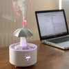 Difuzor Aromaterapie cu Efect de Ploaie și Lumină Ambientală