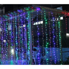 Instalatie tip perdea 3x3m, 384 LED-uri, exterior-interior, diverse culori