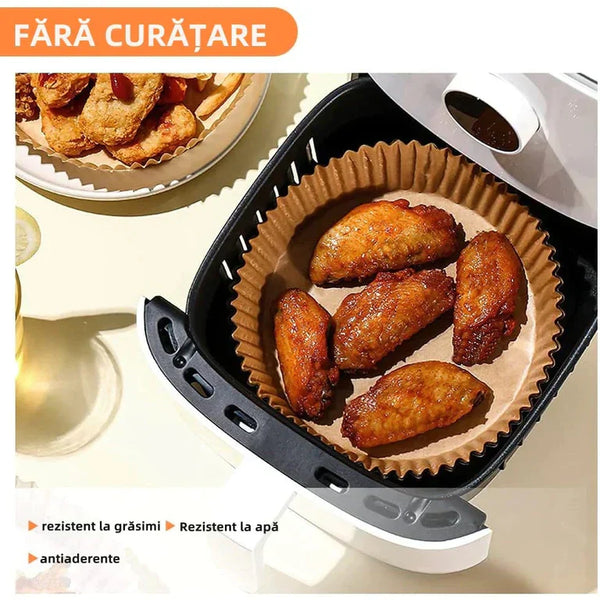 Set 100 + 100 CADOU Hartii de Copt pentru Friteuza