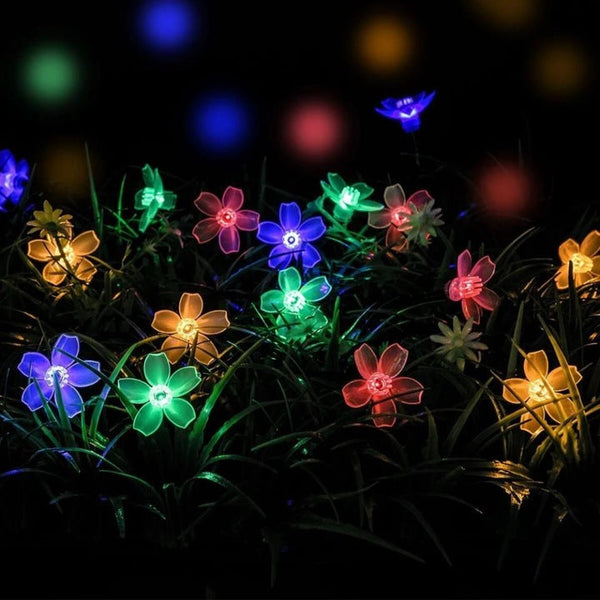1+1 CADOU Instalație solară 50 LED în formă de flori