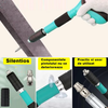Kit Pistol Manual Pentru Fixarea Cuielor Pe Perete / Nituri, Lungime 30 cm, Calibru 7.3 cm, Pneumatic, Accesorii, Ochelari De Protectie, Cutie Transport, Albastru + 50 cuie incluse