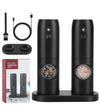 Set 2 Rasnite Electrice pentru sare, piper sau condimente, Indicator Led