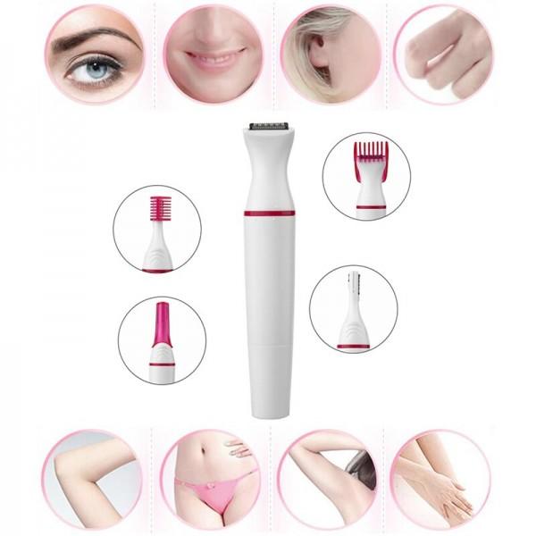 Epilator facial multifunctional 5 in 1