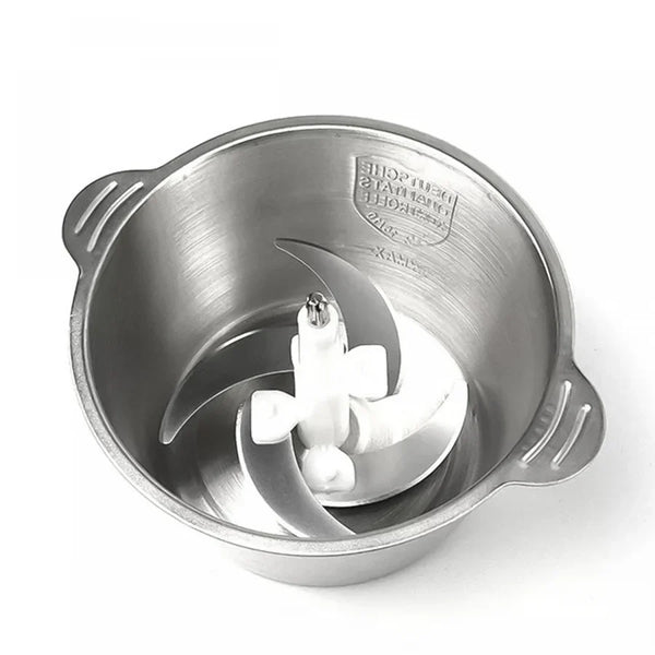 Tocator electric cu 4 cutite, vas din inox , capacitate 2 litri, 250W