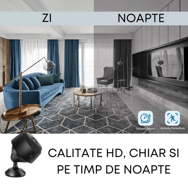 Set 2 x Camera video Wi-Fi 1080p HD, NightVision, Senzor de miscare