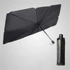 Pachet 1+1 CADOU Parasolar pliabil tip umbrela pentru parbrizul masinii + Suport numar telefon parcare CADOU