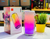 Boxa portabila cu lumini colorate, Bluetooth, PLUSE5, Alb