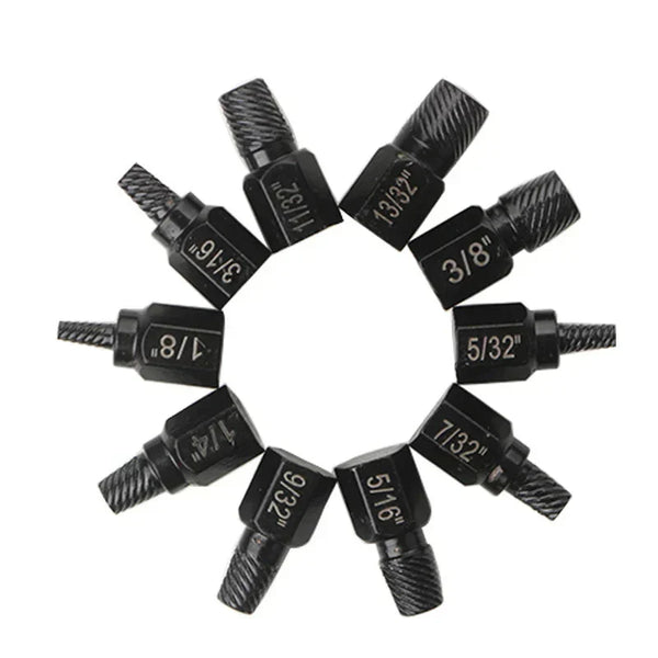 Set 10 Extractoare pentru Șuruburi & Piulițe – Oțel Rezistent, Anti-rugină