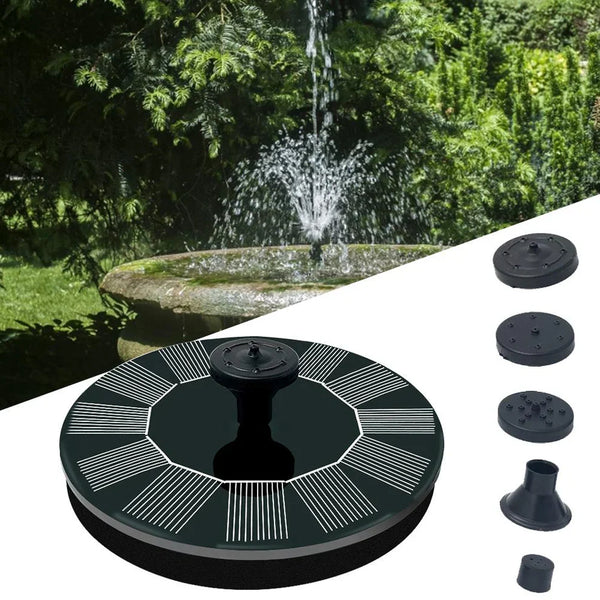 1+1 GRATIS: Fantana Arteziana Solara Pentru Gradina, Panou Solar Incorporat