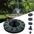 Fantana arteziana plutitoare cu panou solar, IPX8, 160x160 mm