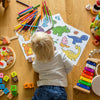 Set 2 bucăți 3 metri rolă de hârtie personalizată pentru colorat – desene și schițe pentru copii