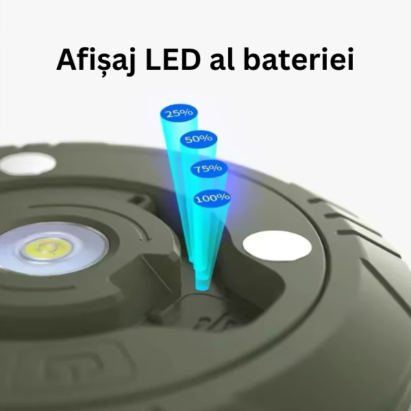 Bandă Luminoasă LED 10M pentru Camping, Rezistentă la Apă, cu Moduri de Iluminare și Conectare USB