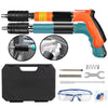 Set Profesional Pistol Manual Fixare Perete + 50 Cuie & Accesorii