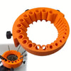 Dispozitiv portabil de ascuțit burghie, pentru polizor unghiular (2–13 mm)