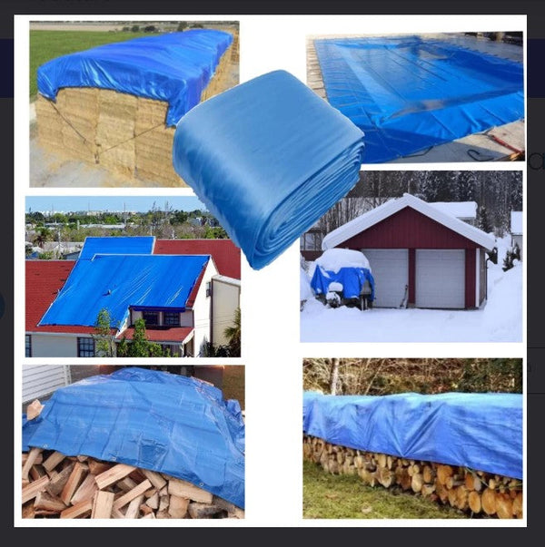 Set 2 x Prelata impermeabila 2x3m cu inele, tratata UV, rezistenta la apa