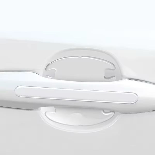 Set 8 x Stickere transparente anti-coliziune pentru uși și mânere auto