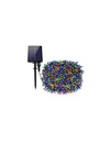 Instalatie cu incarcare solara sau electrica, 500 LED, 50 metri, Multicolor, 12-14 ore de functionare
