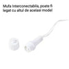 1+1 CADOU Instalatie LED tip franjuri 12m, de exterior, interconectabile
