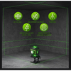 Nivela laser 4D cu 16 linii, autonivelare, telecomandă, lumina verde, platformă de ridicare, Trepied