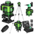 Nivela laser 4D cu 16 linii, autonivelare, telecomandă, lumina verde, platformă de ridicare, Trepied