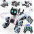 Robot RC Stunt 8WD pentru Copii, Telecomandă 2.4GHz, Control prin Gesturi, Lumini și Muzică