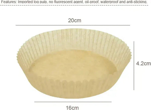 Set 100 + 100 CADOU Hartii de Copt pentru Friteuza